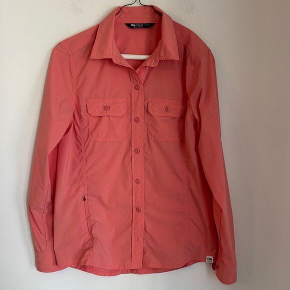 Outdoor Research Coral Casual Button-Down lightweight hiking women’s Shirt XS - Picture 1 of 10